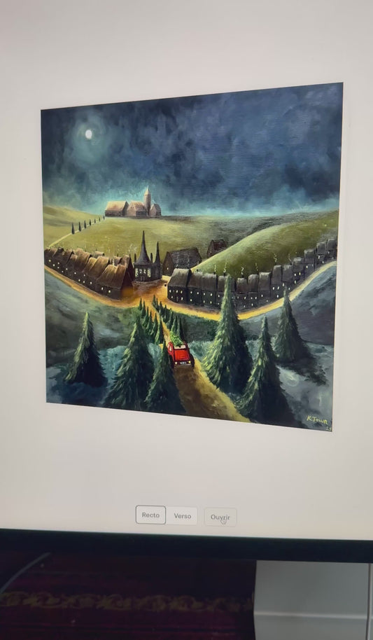 Driving home for Christmas - Christmas Cards